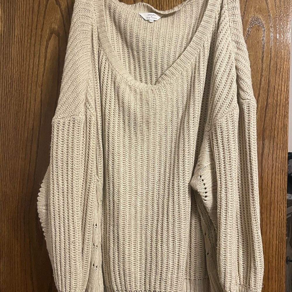 Cozy Cream Knit Sweater